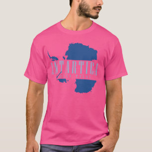 Estive lá na bandeira do mapa da Antártica do Polo
