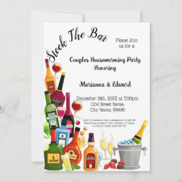 Estocar o Convite do Partido do Aquecimento Famili