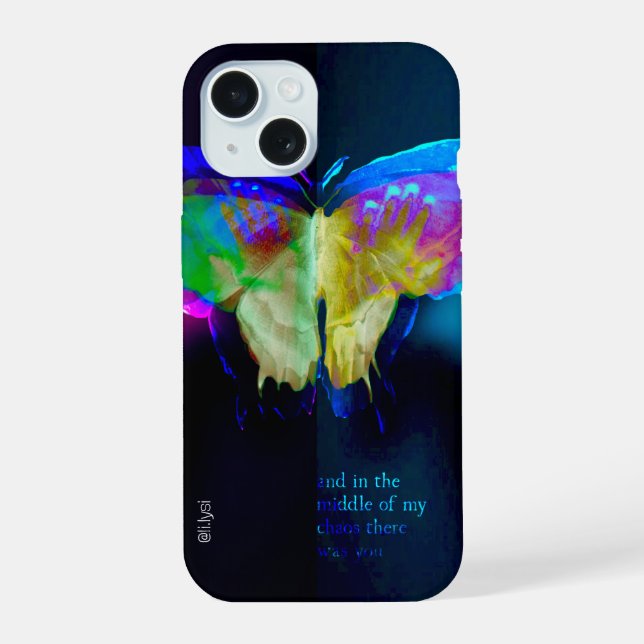 Estojo Borboleta Neon (Verso)