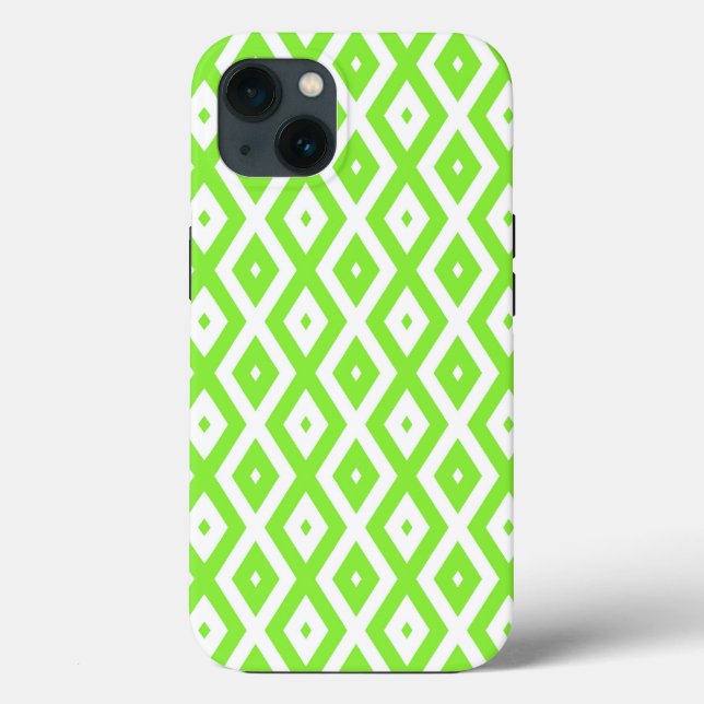 Estojo Case-Mate de iPh com padrão de diamante ver (Verso)