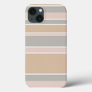 Estojo Case-Mate para iPhone com listras bege