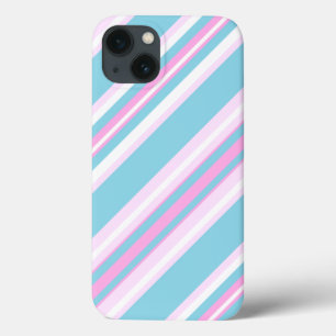 Estojo Chic Pink Turquoise Stripe Case-Mate para i