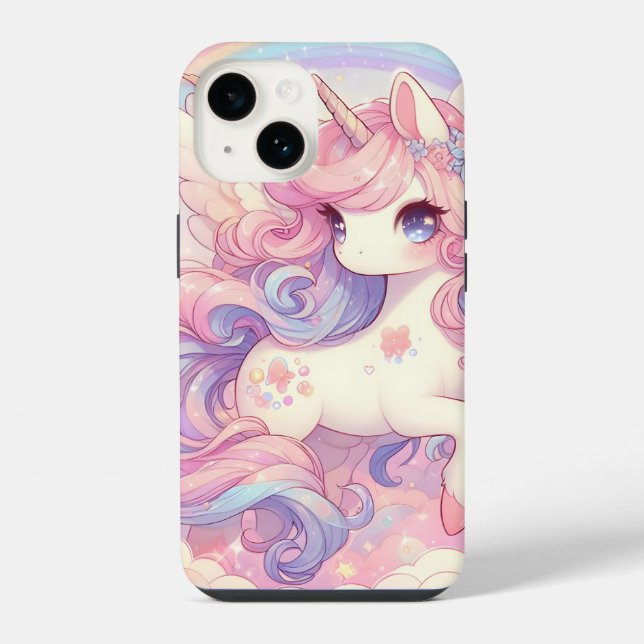 Estojo Cute Unicorn Case-Mate para iPhone (Verso)