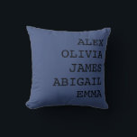 Estojo de Almofada de Nome de Família Personalizad<br><div class="desc">Almofada de nome de família personalizada – um presente personalizado e aconchegante para Mamãe, Vovó ou qualquer pessoa especial. Perfeito para decoração de casa e momentos emocionais! Adicione calor e personalidade à sua casa com meus Estojos de Almofada de Nome de Família Personalizados. Perfeito para celebrar ocasiões especiais ou simplesmente...</div>