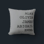 Estojo de Almofada de Nome de Família Personalizad<br><div class="desc">Almofada de nome de família personalizada – um presente personalizado e aconchegante para Mamãe, Vovó ou qualquer pessoa especial. Perfeito para decoração de casa e momentos emocionais! Adicione calor e personalidade à sua casa com meus Estojos de Almofada de Nome de Família Personalizados. Perfeito para celebrar ocasiões especiais ou simplesmente...</div>