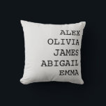 Estojo de Almofada de Nome de Família Personalizad<br><div class="desc">Almofada de nome de família personalizada – um presente personalizado e aconchegante para Mamãe, Vovó ou qualquer pessoa especial. Perfeito para decoração de casa e momentos emocionais! Adicione calor e personalidade à sua casa com meus Estojos de Almofada de Nome de Família Personalizados. Perfeito para celebrar ocasiões especiais ou simplesmente...</div>