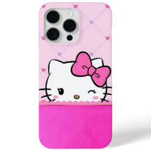 Estojo de Celular Gatinha Rosa Fofa
