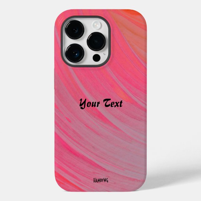 Estojo de Celular Redemoinho Rosa HAmbyWG (Verso)