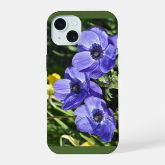 Estojo de Flores Violeta para iPhone15