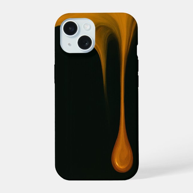 Estojo de Gotejamento Âmbar para Apple iPhone 15 (Verso)