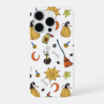 Estojo de Halloween Boo Amarelo e Verde Fofo