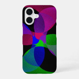 Estojo de iPhone 16 Fusão Geométrica Multi Cor