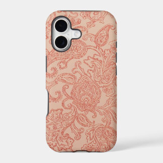 Estojo de iPhone 5 Pretty Pink Paisley