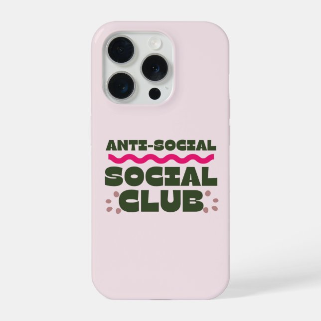 Estojo de Iphone Anti-Social Social Club (Verso)