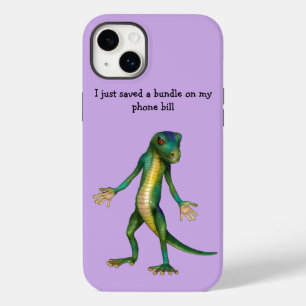 Estojo de iPhone Arte de Lagarto Engraçado iPhone