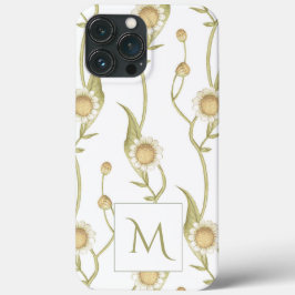 Estojo de iPhone Case-Mate com Monograma de Flor d
