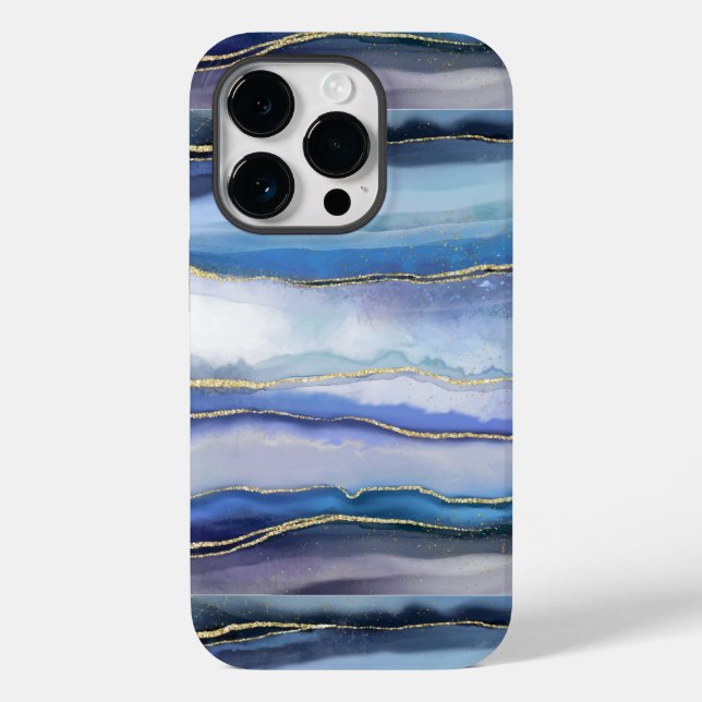 Estojo de iPhone Case-Mate com Padrão de Ágata (Verso)