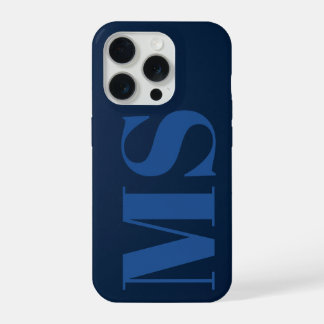 Estojo de iPhone Case-Mate Monograma Mínimo Azul A