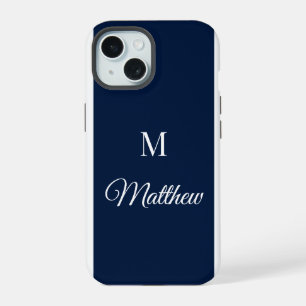 Estojo de iPhone com Monograma Personalizado