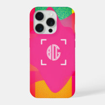 Estojo de iPhone com Monograma Personalizado Gradi