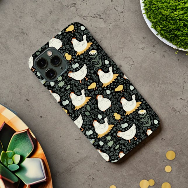 Estojo de iPhone Dark Botanical Mãe de Galinha no  (Criador carregado)