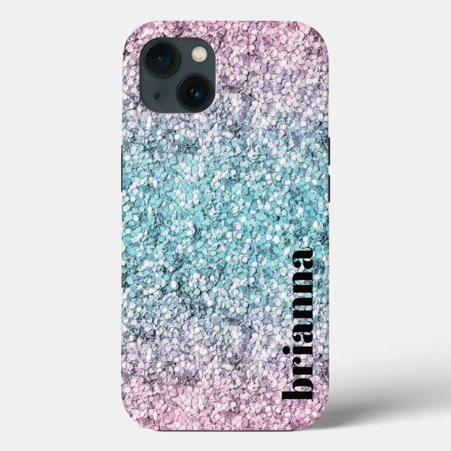 Estojo de iPhone Glitter Marble Case-Mate (Verso)