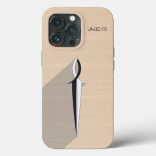Estojo de iPhone Jesus Peixe Espada c/ textura de