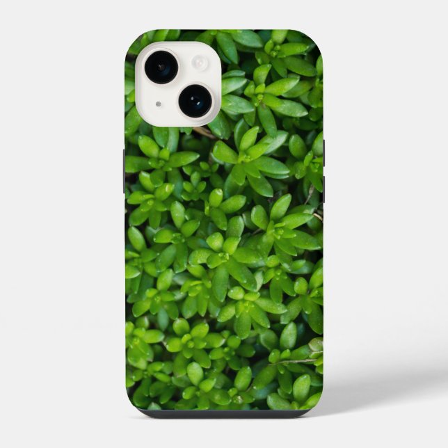 Estojo de iPhone Moss Abstract (Verso)