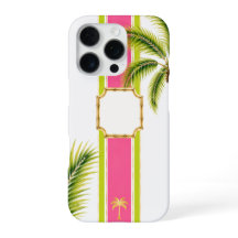 Estojo de iPhone Personalizado Palm Royale