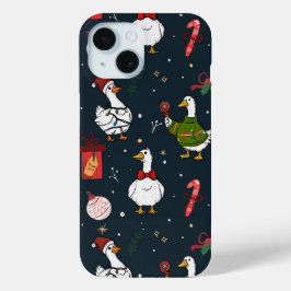 Estojo de Patos de Natal Festivo