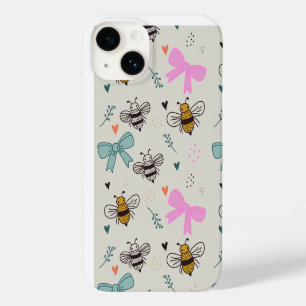 Estojo de telefone Abelhas Ocupadas e Laços