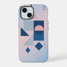 Estojo de telefone abstrato moderno com cores vibr