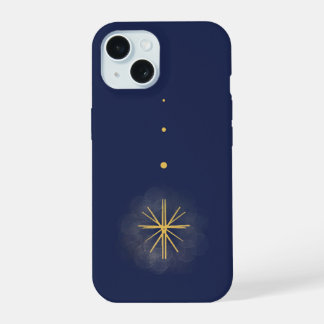 Estojo de Telefone Azul Estrela Amarela Minimalist