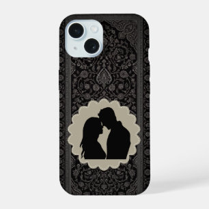 Estojo de telefone com camafeu vintage personaliza
