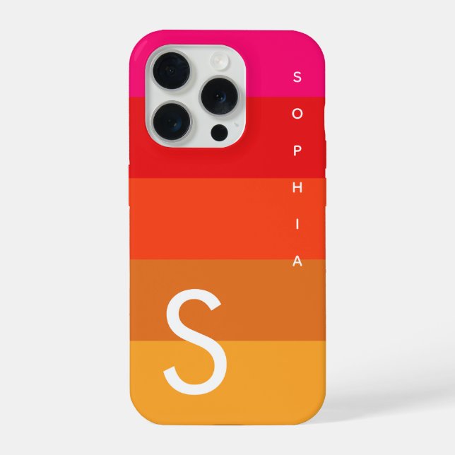 Estojo de Telefone com Inicial Personalizada e Nom (Verso)