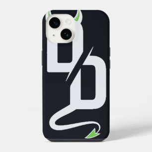 Estojo de telefone com monograma DD da Devious Dev
