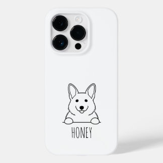 Estojo de telefone com nome personalizado de Beagl