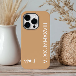 Estojo de Telefone com Números Romanos Personaliza