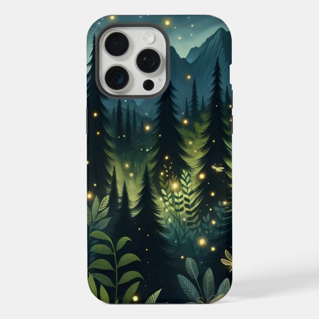 Estojo de Telefone Cute Firefly - iPhone 15 Luzent (Verso)