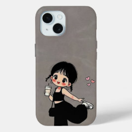 Estojo de telefone de desenho animado fofo