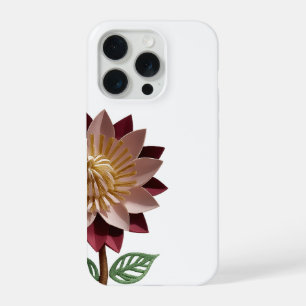 Estojo de telefone de flor de papel romântica – Ro