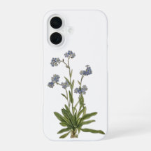 Estojo de telefone de flor silvestre Não-me-esqueç