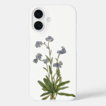 Estojo de telefone de flor silvestre Não-me-esqueç