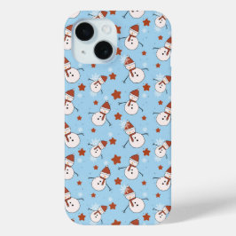 Estojo de Telefone de Natal Homem de Neve Fofo