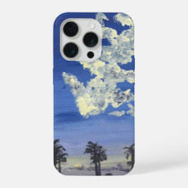 Estojo de telefone de pintura de pôr do sol legal