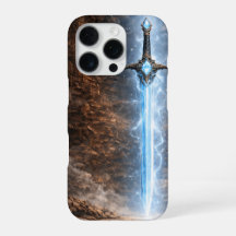 Estojo de Telefone Espada Iluminadora Brilhante