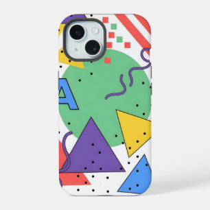 Estojo de telefone estilo Memphis Dopamina Decoraç
