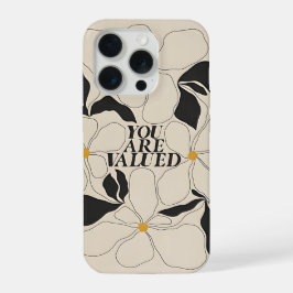 Estojo de Telefone Floral – Amor Próprio Minimalis