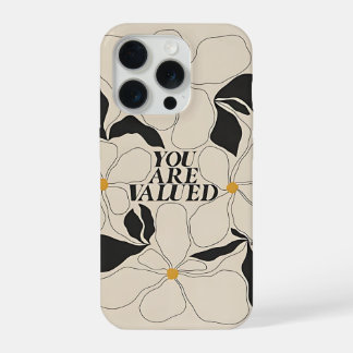 Estojo de Telefone Floral – Amor Próprio Minimalis