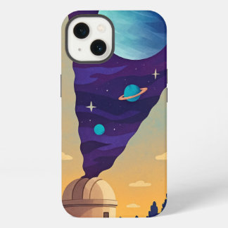 Estojo de telefone Observatório Espacial Surreal –